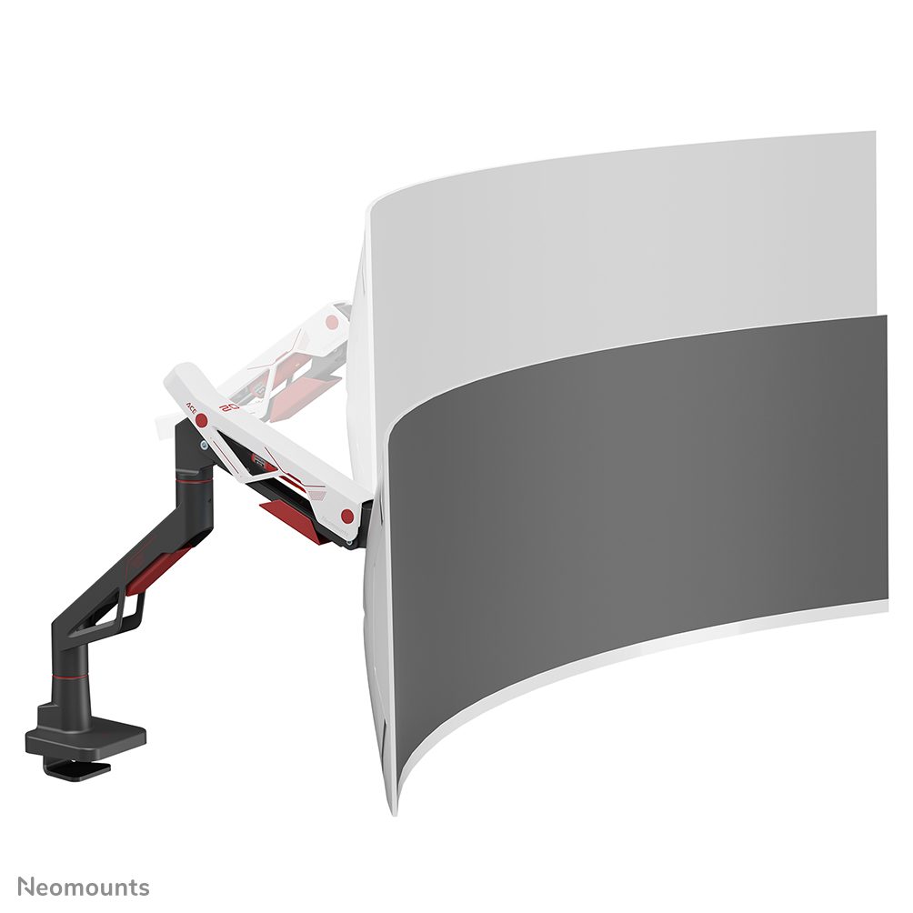 Neomounts DS70-256RD1 Support de écran à fixer gaming 24-57" - ressort à gaz - Topfix - arrêt à 180°
